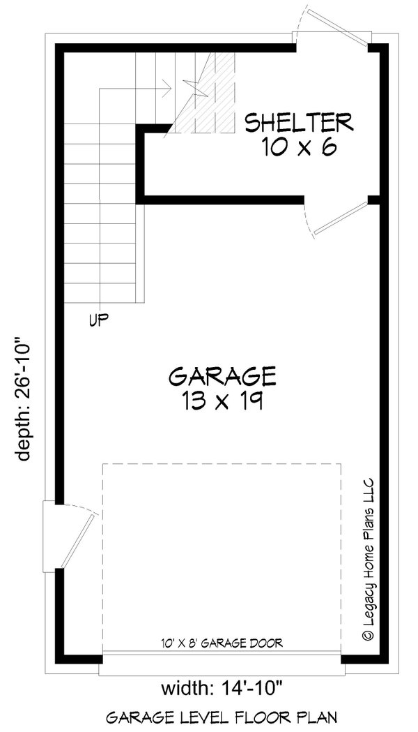 Modern Floor Plan - Main Floor Plan #932-899