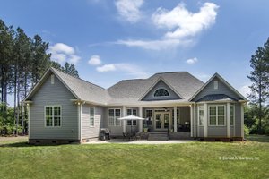 Exterior - Rear Elevation for Country House Plan #929-610 - 4 bed, 3 bath