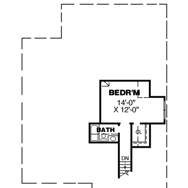 Dream House Plan - European Floor Plan - Upper Floor Plan #34-187