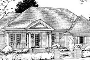 Traditional Exterior - Front Elevation Plan #20-326