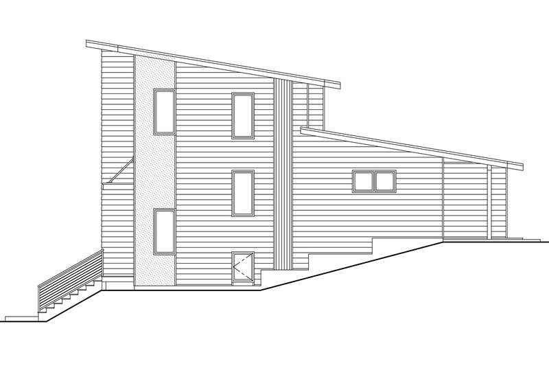 Dream House Plan - Exterior - Other Elevation 1 for Modern House Plan #124-1332 - 6 bed, 4.5 bath