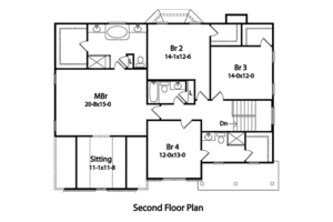 Traditional Style House Plan - 4 Beds 3.5 Baths 2779 Sq/Ft Plan #22-539 ...