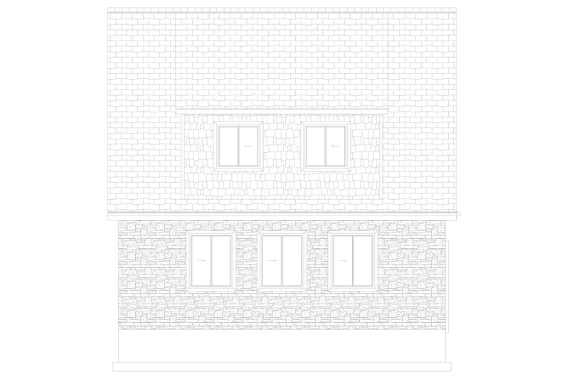 House Plan Design - Exterior - Other Elevation 2 for Cottage House Plan #1060-133 - 2 bed, 1.5 bath