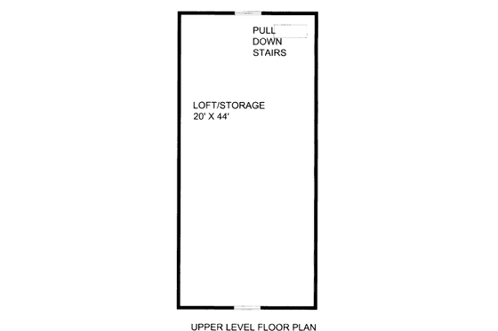 Floor Plan - Upper Floor for Traditional House Plan #117-664, 0 bath