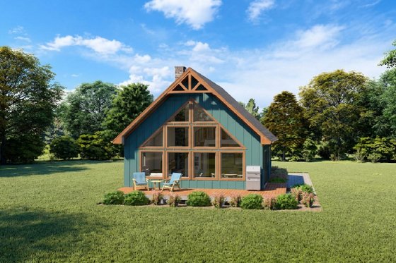Exterior - Front Elevation 4 for Traditional House Plan #126-131 - 3 bed, 1 bath