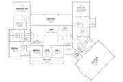 European Style House Plan - 4 Beds 4.5 Baths 3817 Sq/Ft Plan #1096-22 