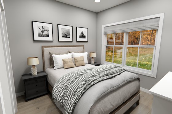 Interior - Bedroom 1 for Farmhouse House Plan #51-1513 - 4 bed, 3 bath