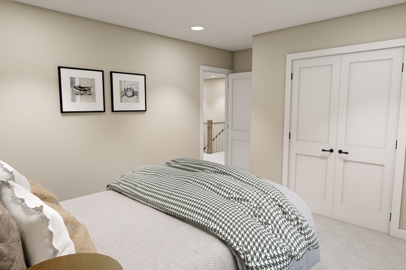 House Blueprint - Interior - Bedroom 1 for Bungalow House Plan #51-1361 - 4 bed, 3.5 bath
