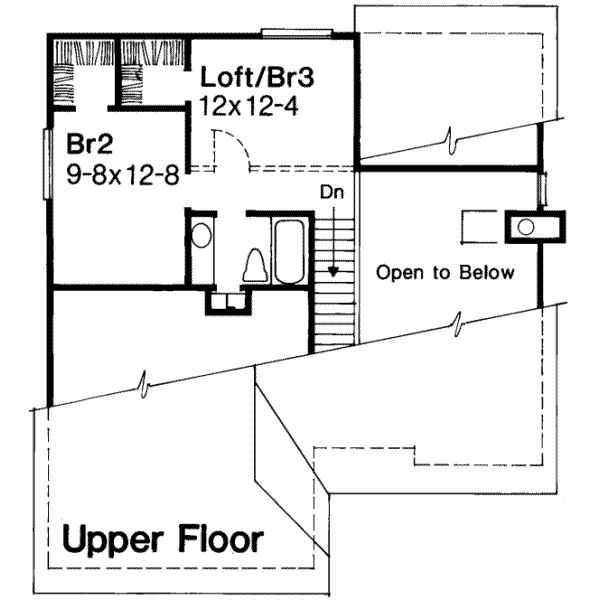 Floor Plan - Upper Floor Plan #320-121