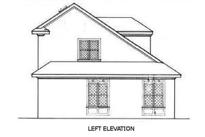 Exterior - Other Elevation 1 for European House Plan #45-104 - 2 bed, 2 bath