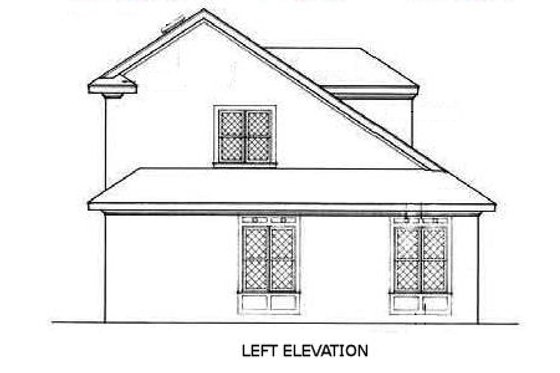 Exterior - Other Elevation 1 for European House Plan #45-104 - 2 bed, 2 bath