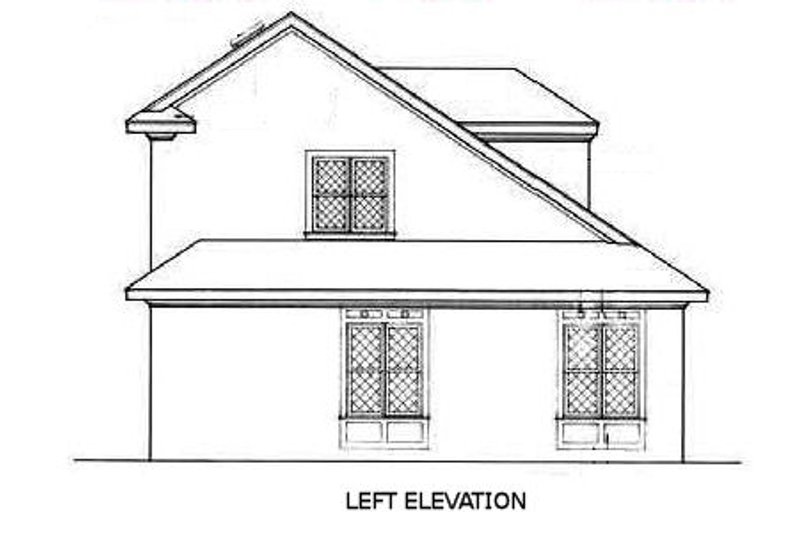 Home Plan - Exterior - Other Elevation 1 for European House Plan #45-104 - 2 bed, 2 bath
