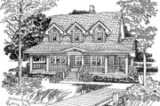 Country Style House Plan - 3 Beds 2 Baths 1715 Sq/Ft Plan #47-385 