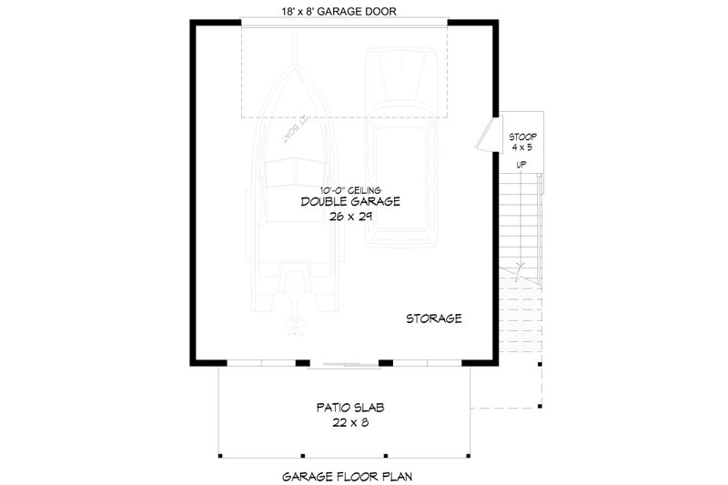 Dream House Plan - Floor Plan - Lower Floor for Country House Plan #932-1204 - 1 bed, 1 bath