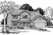 Traditional Style House Plan - 4 Beds 2.5 Baths 1942 Sq/Ft Plan #70-251 