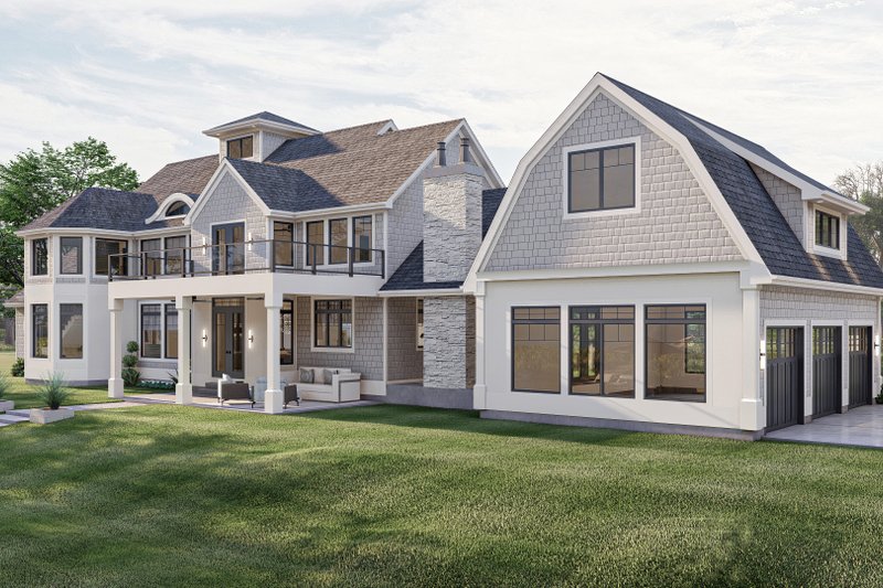 House Plan Design - Exterior - Other Elevation 3 for Farmhouse House Plan #455-710 - 4 bed, 4 bath