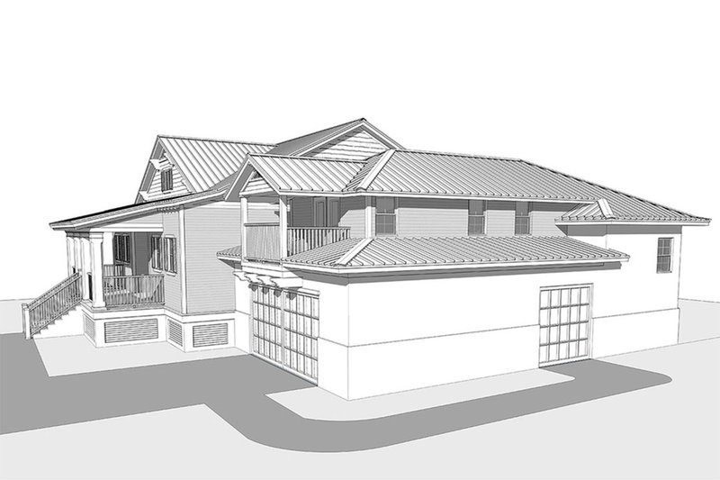 Home Plan - Right Side Elevation