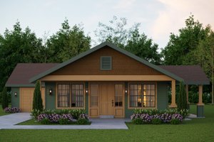 Craftsman Exterior - Front Elevation Plan #124-725