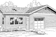 Traditional Style House Plan - 0 Beds 0 Baths 816 Sq/Ft Plan #124-892 