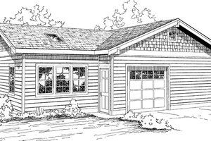 Traditional Exterior - Front Elevation Plan #124-892