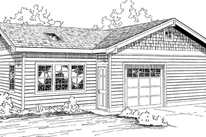 Traditional Style House Plan - 0 Beds 0 Baths 816 Sq/Ft Plan #124-892
