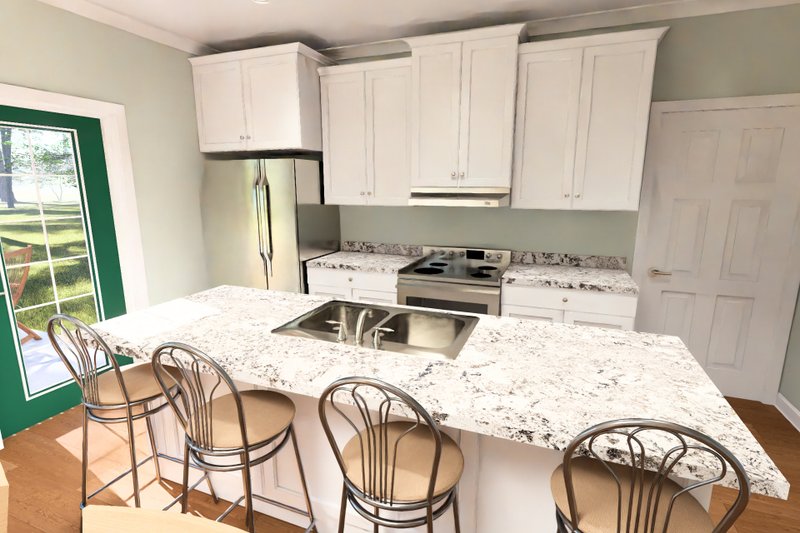 Architectural House Design - Interior - Kitchen for Modern House Plan #513-2469 - 3 bed, 2 bath