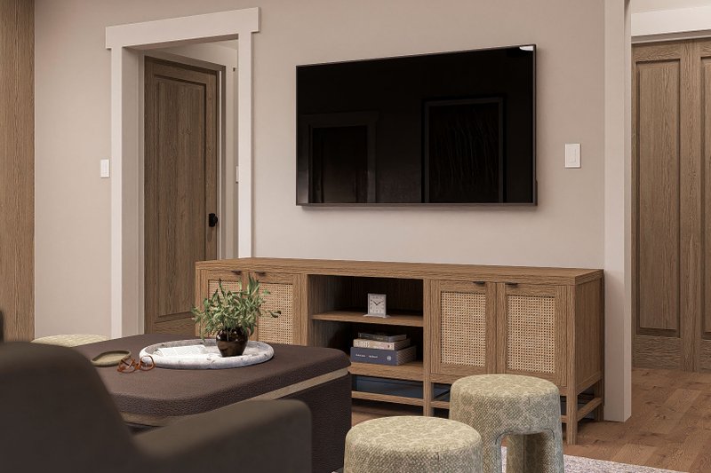 House Design - Interior - Family Room 1 for Traditional House Plan #455-390 - 5 bed, 3 bath