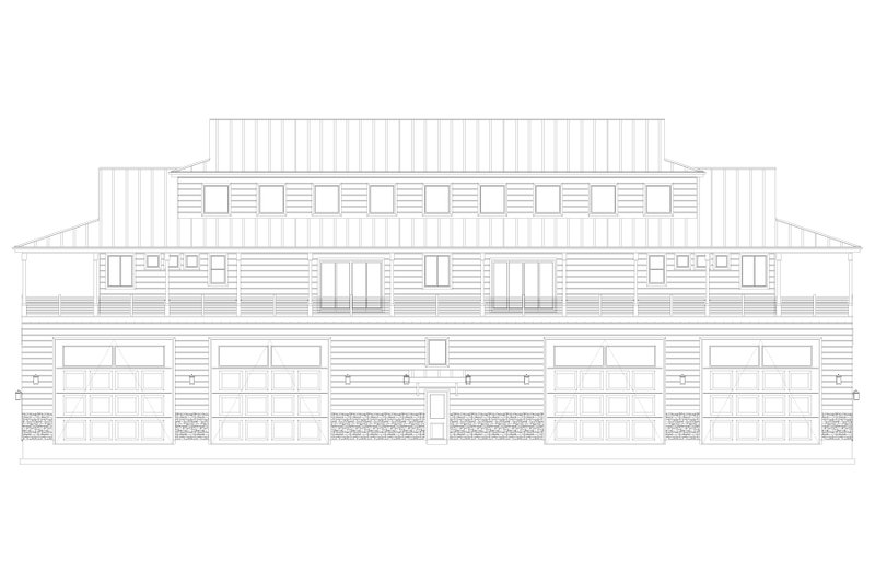 Home Plan - Exterior - Front Elevation 5 for Barndominium House Plan #1060-391 - 2 bed, 2.5 bath