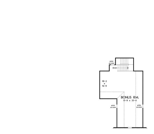 European Floor Plan - Upper Floor Plan #929-1