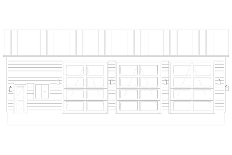 Architectural House Design - Exterior - Front Elevation 8 for Traditional House Plan #1060-274, 1 bath