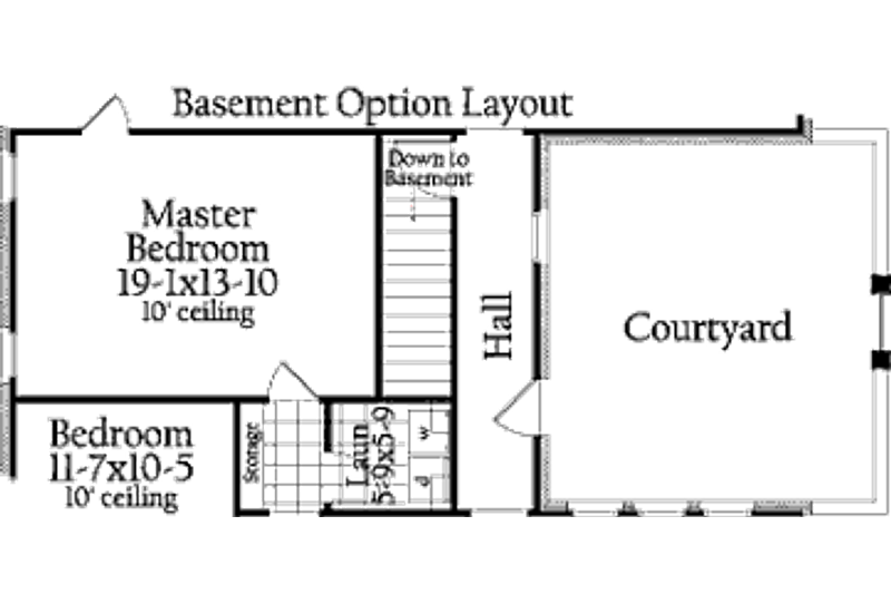 Home Plan - Floor Plan - Other Floor for Traditional House Plan #406-9617 - 3 bed, 2 bath
