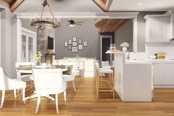 Interior - Kitchen 1 for Craftsman House Plan #17-2531 - 4 bed, 3 bath