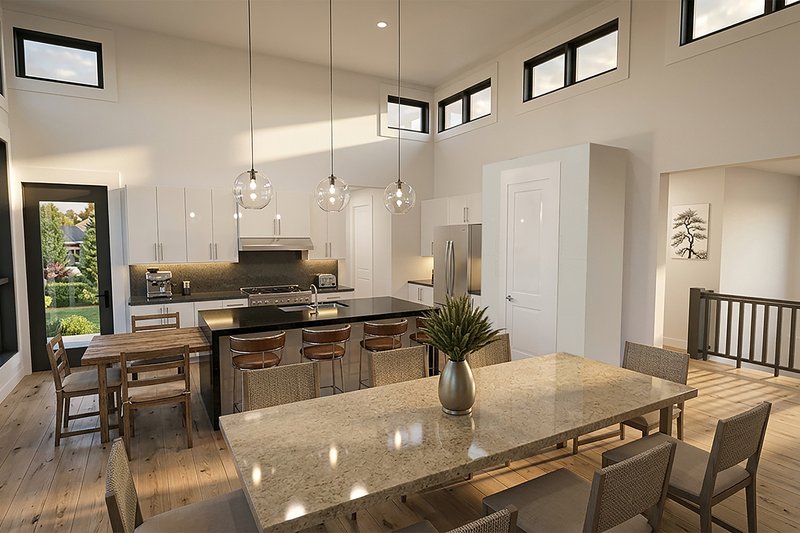 Architectural House Design - Interior - Kitchen for Ranch House Plan #928-348 - 4 bed, 3 bath