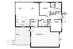 Floor Plan - Other Floor for Craftsman House Plan #895-140 - 2 bed, 2 bath