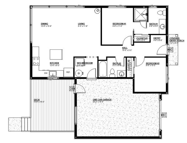 Architectural House Design - Craftsman Floor Plan - Other Floor Plan #895-140