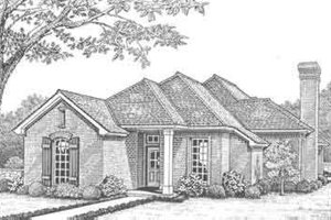 Traditional Exterior - Front Elevation Plan #310-295