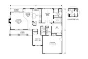 Craftsman Style House Plan - 3 Beds 2 Baths 1622 Sq/Ft Plan #53-581 