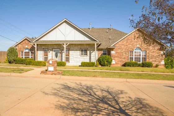 Exterior - Front Elevation 3 for Ranch House Plan #65-482 - 3 bed, 3 bath