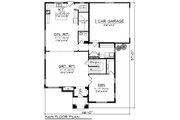 Craftsman Style House Plan - 3 Beds 3 Baths 2693 Sq/Ft Plan #70-1228 