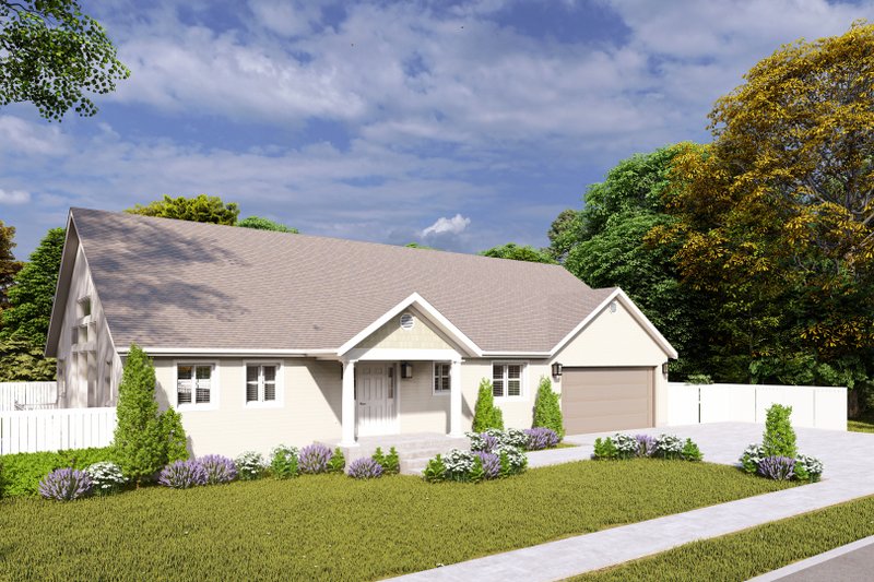 Architectural House Design - Exterior - Front Elevation 5 for Traditional House Plan #1060-20 - 5 bed, 5 bath
