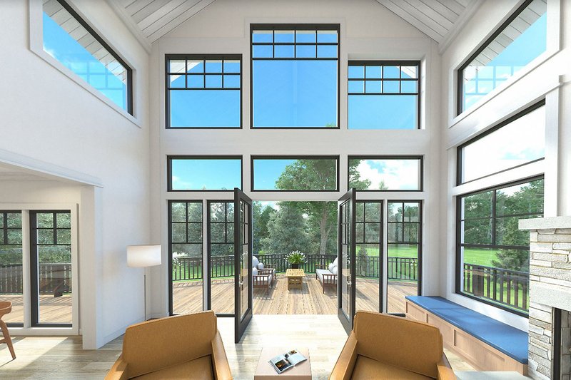 Dream House Plan - Interior - Family Room 2 for Craftsman House Plan #124-680 - 3 bed, 2.5 bath