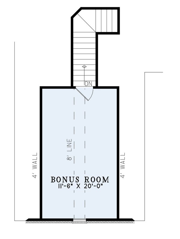 House Design - Traditional Floor Plan - Upper Floor Plan #17-3294