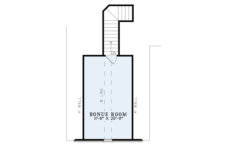 Home Plan - Floor Plan - Upper Floor for Traditional House Plan #17-3294 - 4 bed, 2 bath