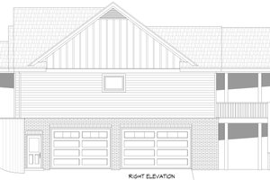 Exterior - Other Elevation 1 for Craftsman House Plan #932-1029 - 4 bed, 4 bath