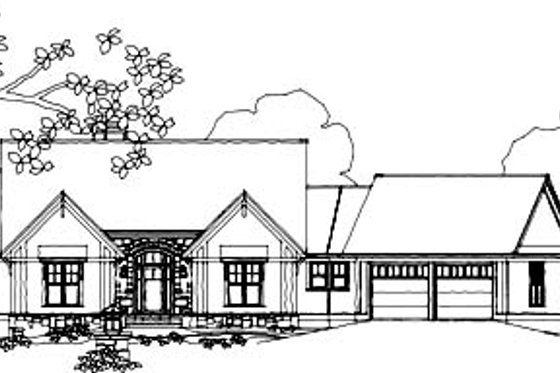 Exterior - Front Elevation for Traditional House Plan #71-139 - 3 bed, 3.5 bath