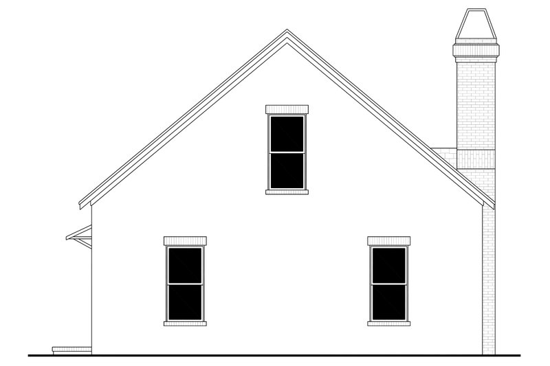 Dream House Plan - Exterior - Rear Elevation 2 for Traditional House Plan #430-312, 1 bath