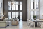Modern Style House Plan - 4 Beds 4.5 Baths 4271 Sq/Ft Plan #455-528 