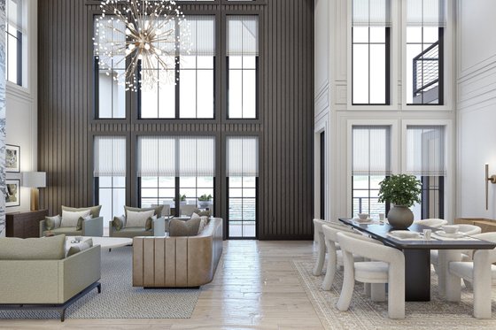 Interior - Dining Room for Modern House Plan #455-528 - 4 bed, 4.5 bath