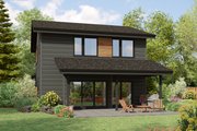 Contemporary Style House Plan - 4 Beds 3 Baths 2108 Sq/Ft Plan #48-1087 