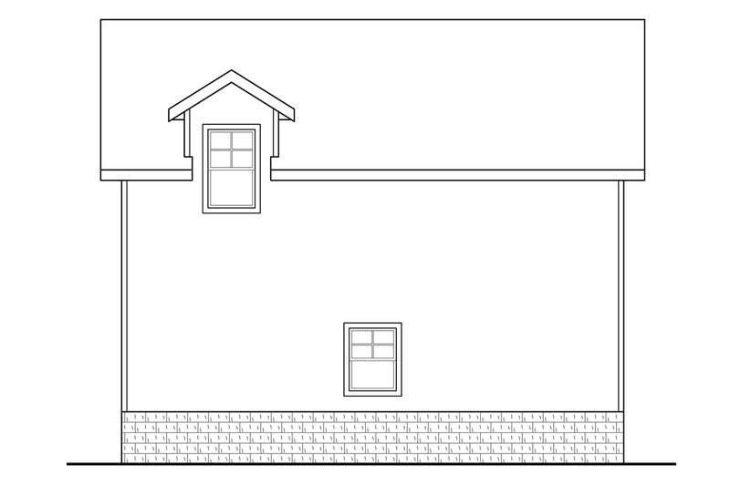 House Plan Design - Exterior - Other Elevation for Traditional House Plan #124-959 - 1 bed, 1 bath